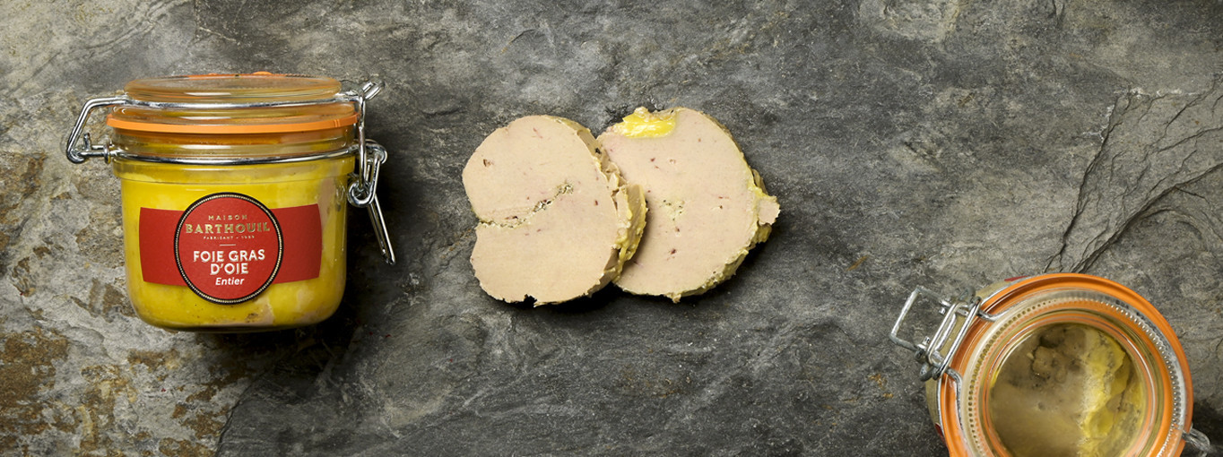 Foie gras d'oie | produit artisanal | Maison Barthouil